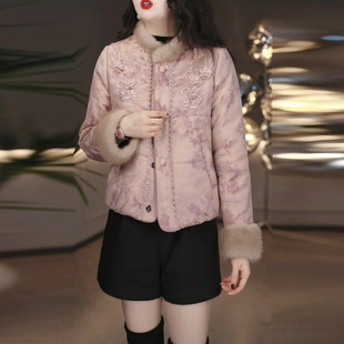 小个子棉服加厚保暖短款棉衣女士上衣2026冬季新款新中式外套棉袄
