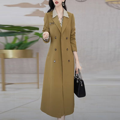 风衣+连衣裙套装女两件套