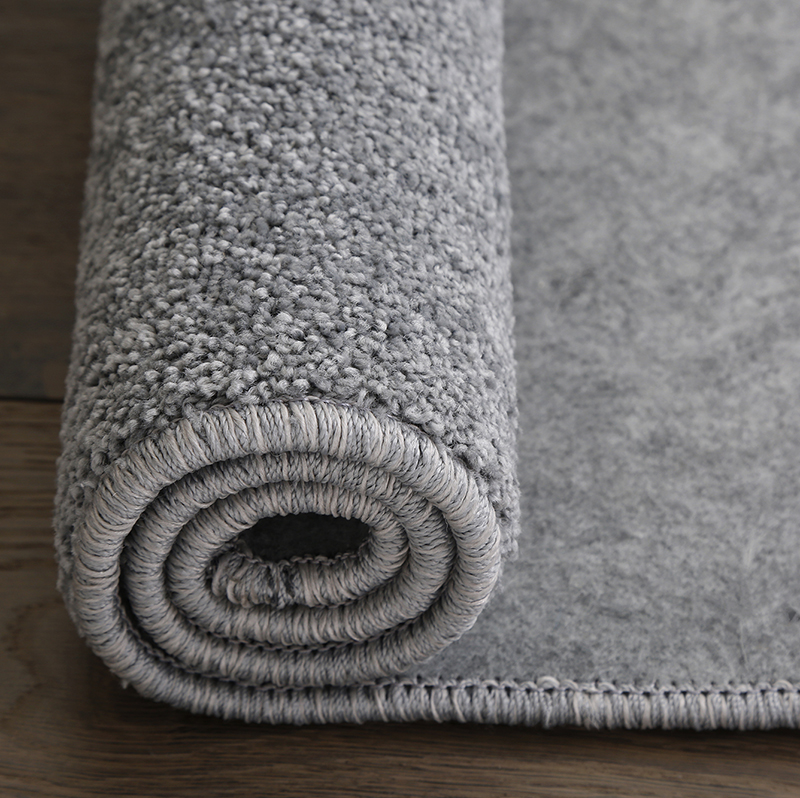 灰色地毯轻奢高级客厅卧室全铺加厚隔音地垫房间床边毯大面积定制