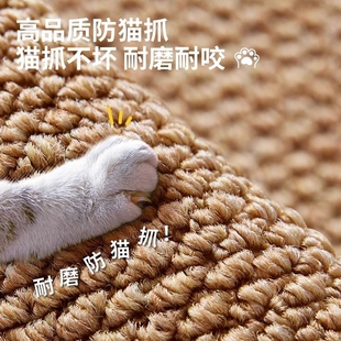 宠物猫狗垫子定制客厅卧室猫笼防猫抓地毯猫抓板不掉屑仿剑麻地垫