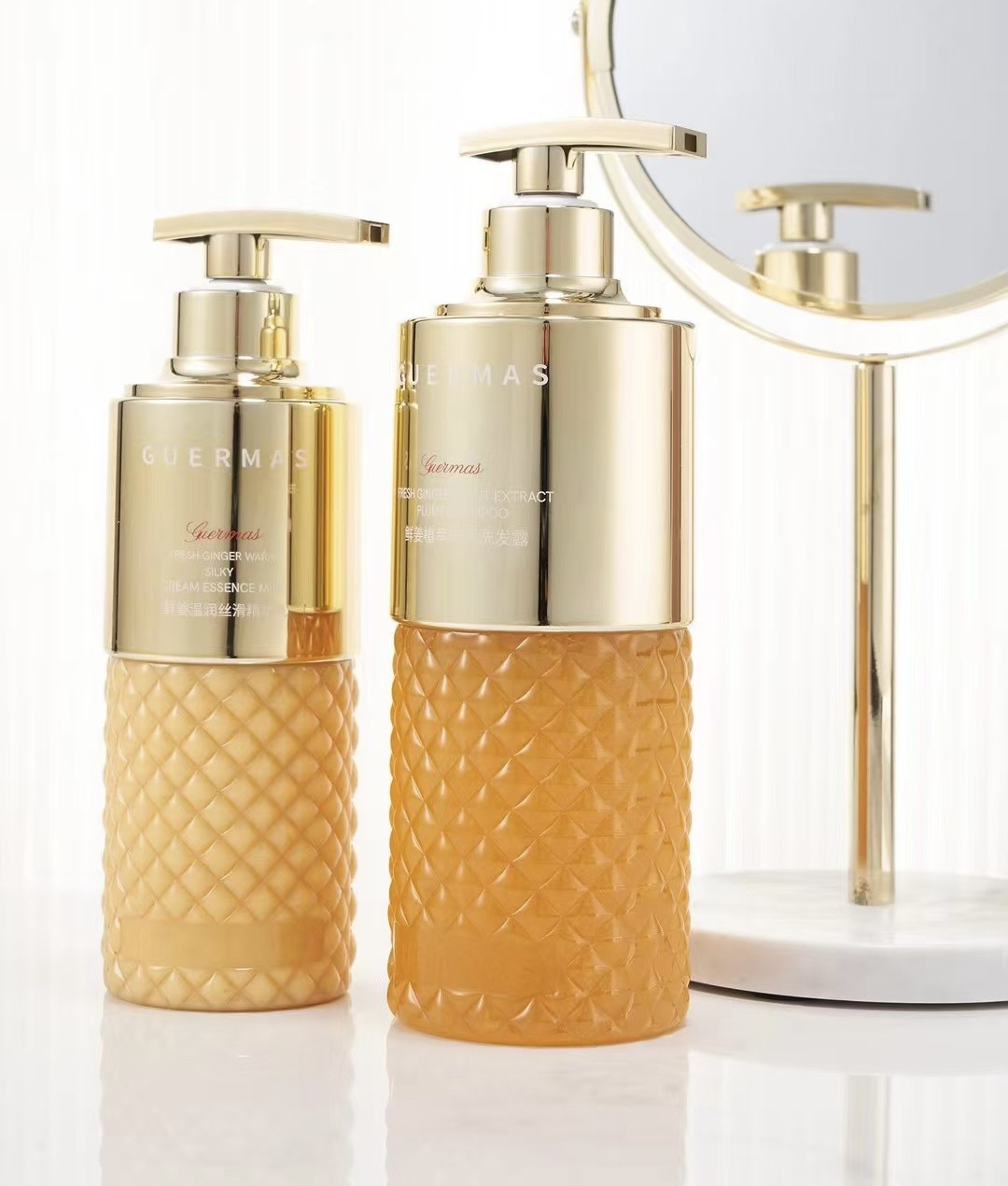 娇玛仕 鲜姜植萃生姜焕活秀发柔顺光泽生发洗护套装