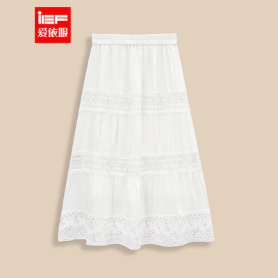IEF/爱依服【微胖】大码女装2025夏季新款法式甜美温柔气质单裙
