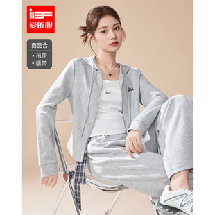 2025秋季 套装 新款 韩版 IEF 休闲运动风通勤百搭上下套裤 爱依服时尚