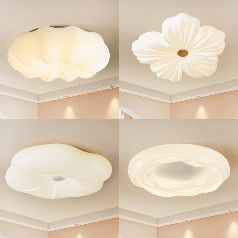 全光谱奶油风南瓜灯云朵现代简约