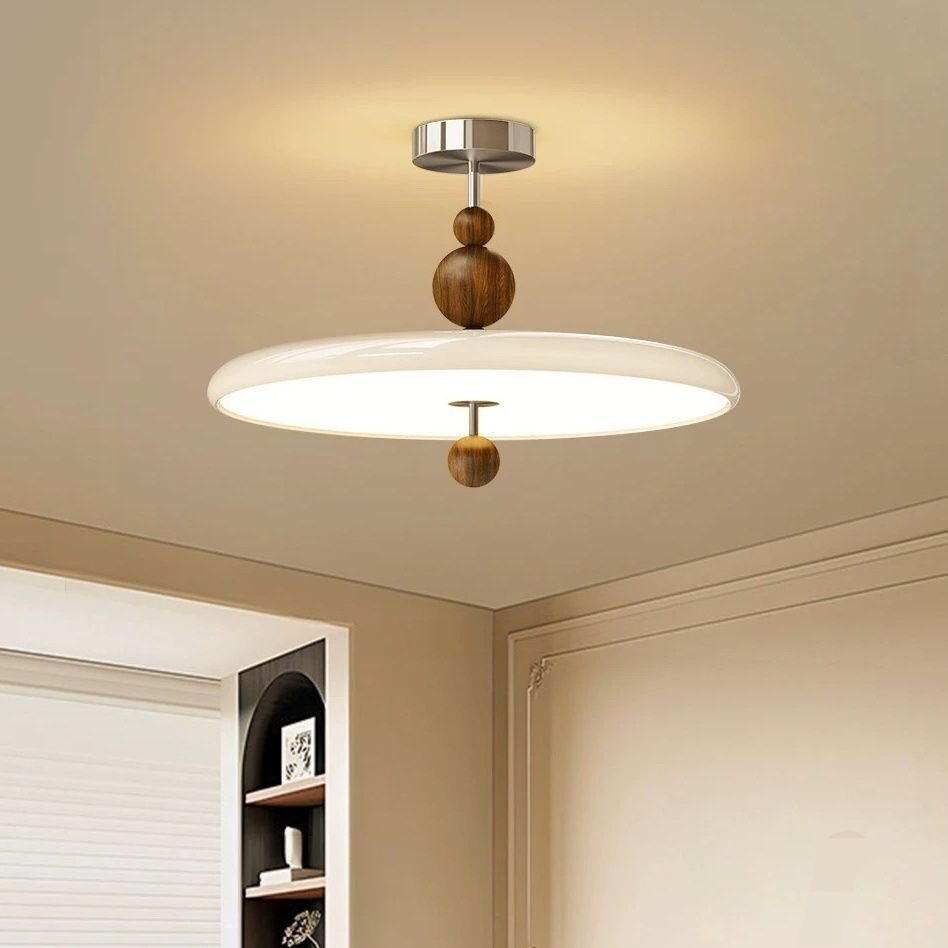 卧室灯2025年新款吊灯高级感奶油中古风飞碟艺术灯具主卧吸顶灯,家装灯饰光源,卧室/书房吊灯,淘宝优惠券,粉丝福利购,淘宝优惠卷