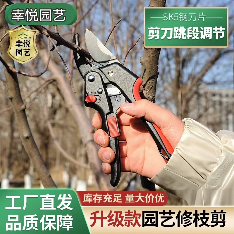 调节省力修枝剪 跳段剪 滑轮省力剪 园林工具 修枝剪园艺花椒剪子