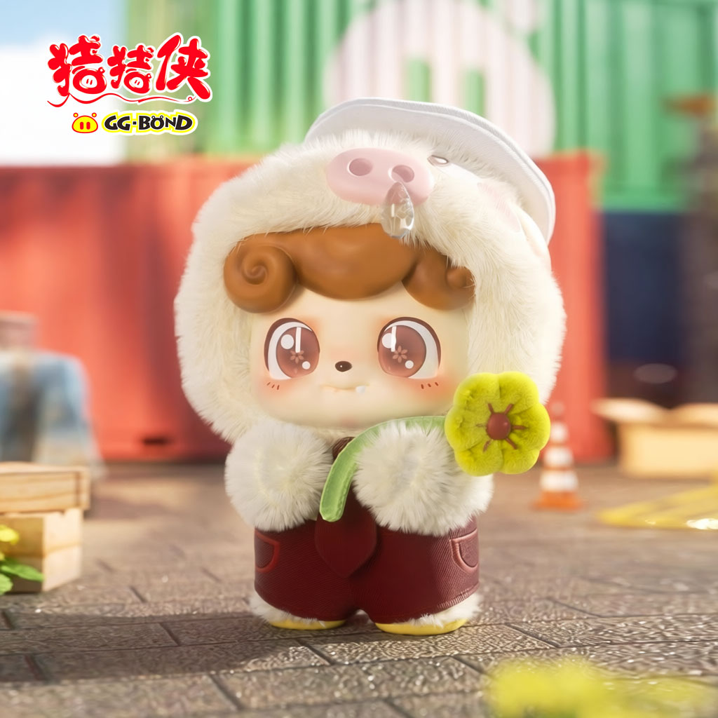 猪猪侠Q宝超萌猪队友系列挂件盲盒毛绒公仔可爱桌面摆件生日礼物