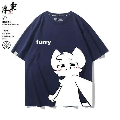兽人furry衣服福瑞控全兽出击周边2026夏季新款短袖男动漫T恤上衣