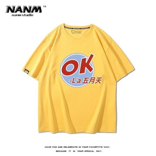 五月天同款衣服OKLA短袖T恤男女演唱会粉丝应援服儿童纯棉半袖潮