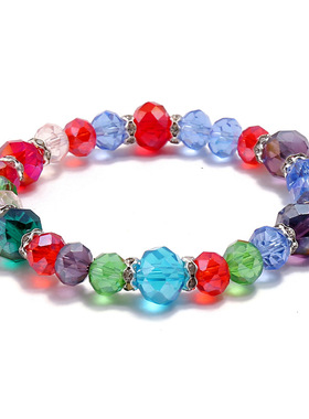 韩版串珠水晶手链手串简约气质百搭女生饰品网店小礼品首饰