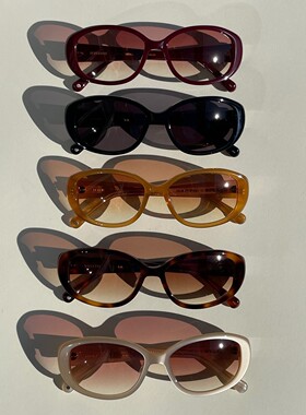 「Maroon」部分现货 Apercu Claire Rose 法式复古太阳眼镜/墨镜