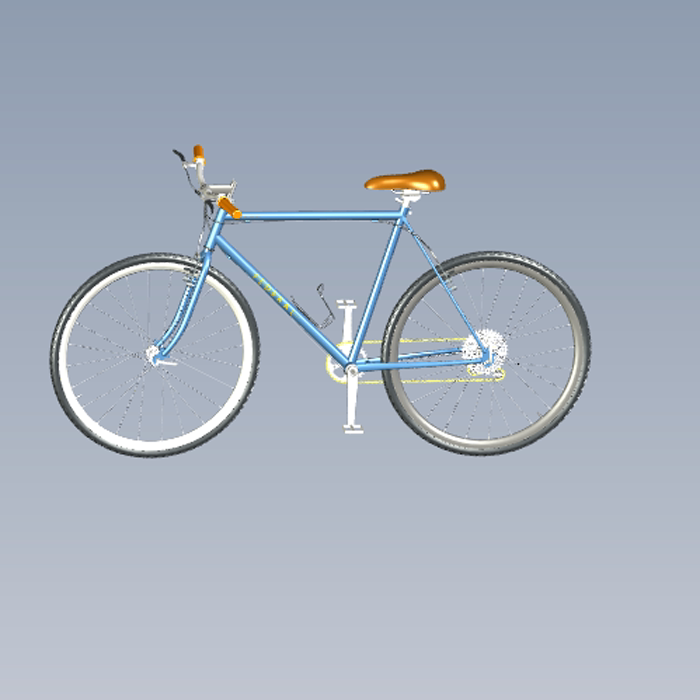 变速自行车三维模型图纸01200628