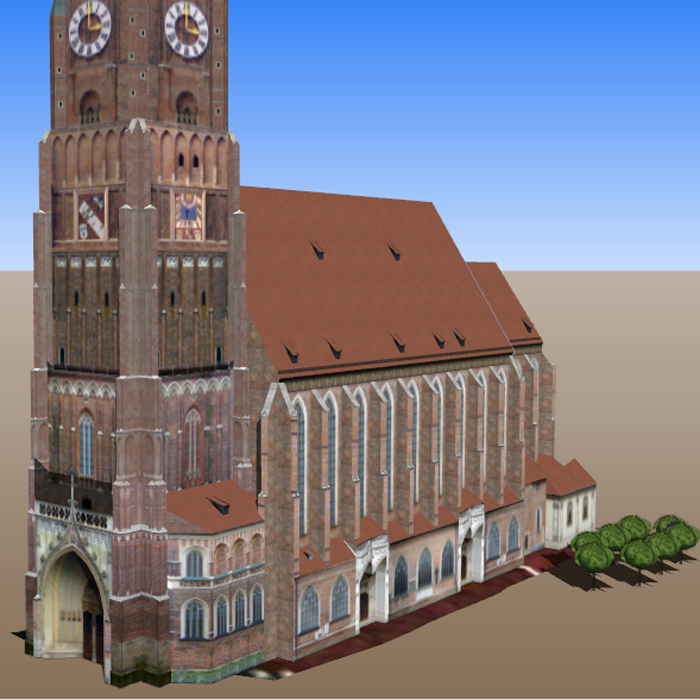 圣马丁教堂模型图纸01200911