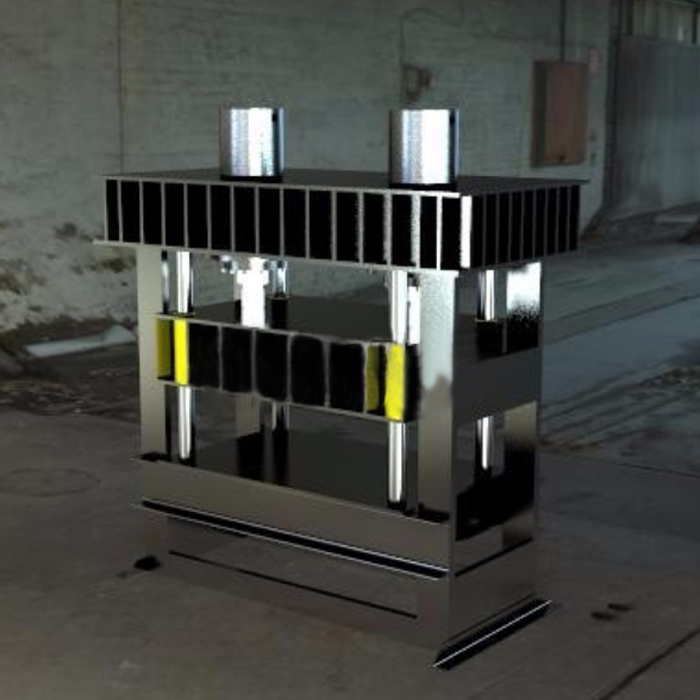 双活塞液压机模型图纸01200908