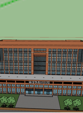 某医院外科综合楼三维图纸01201012