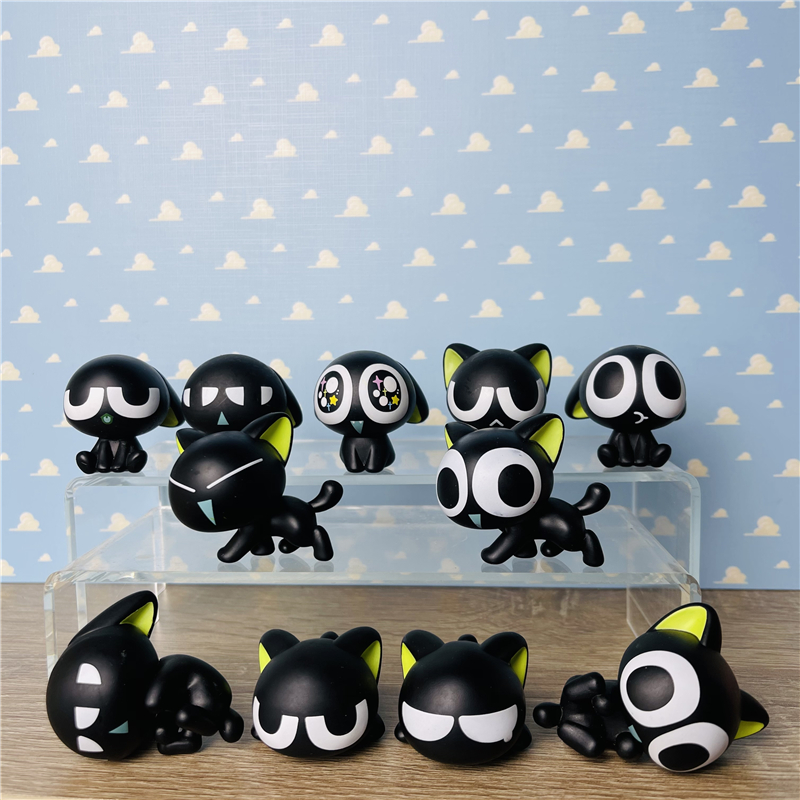 正版罗小黑表情包一代二代第一弹盲盒隐藏款