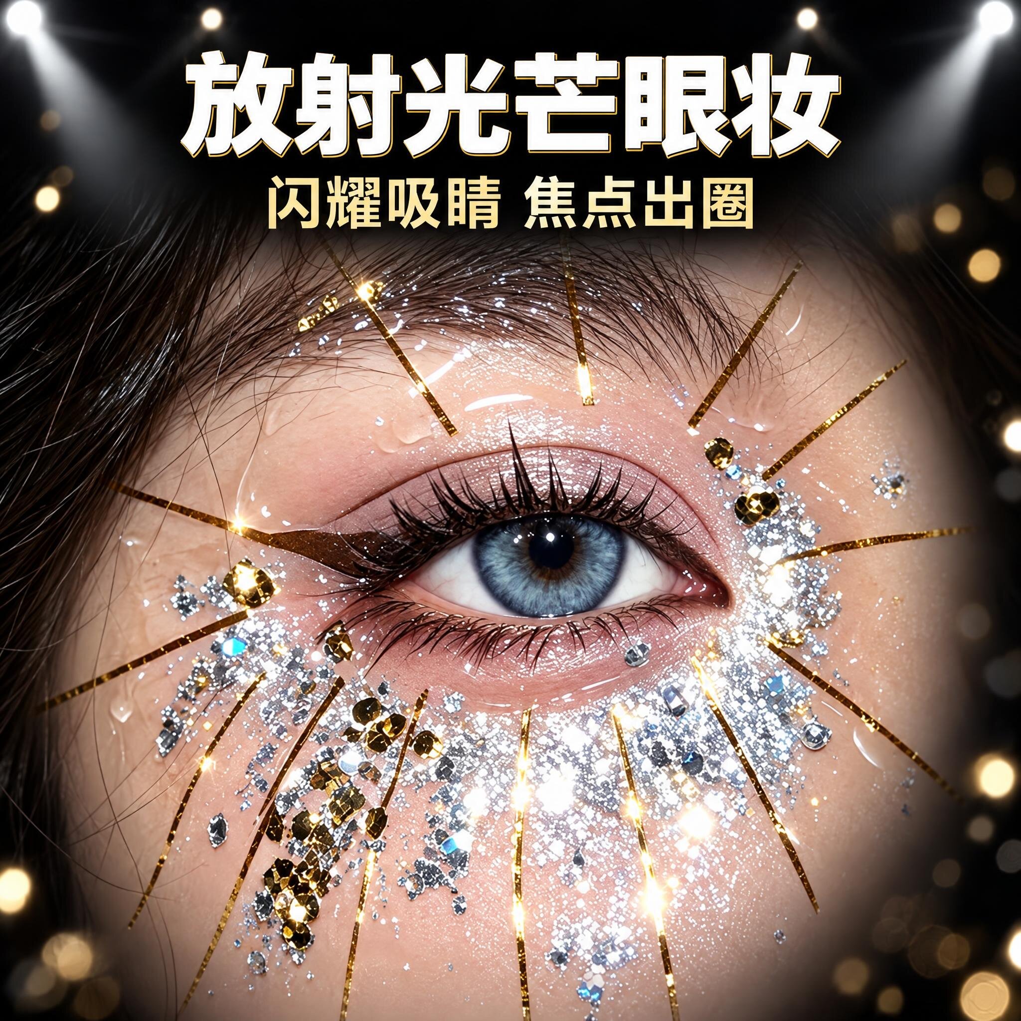 打造吸睛氛围感舞台创意脸部妆容