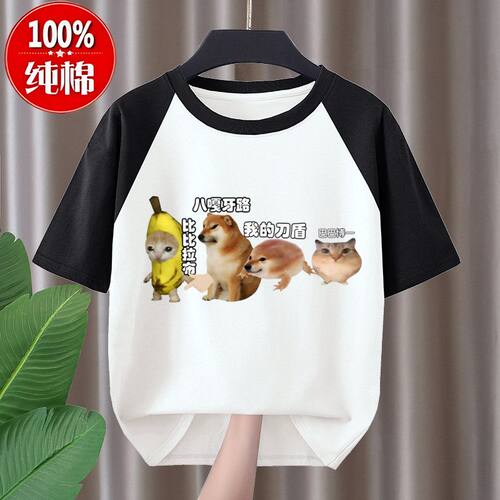 我的刀盾狗儿童衣服夏装