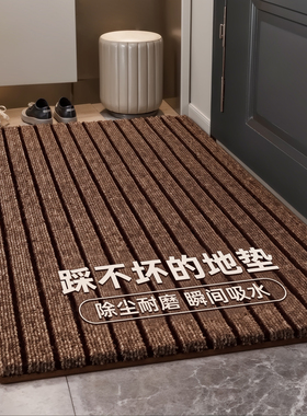 耐脏防滑入户门地垫玄关进门脚垫定制可裁剪户外大门口家用垫ww