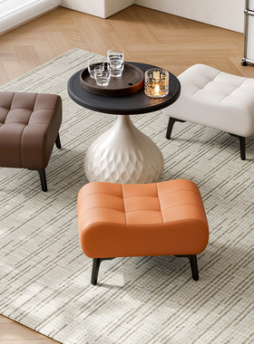 客厅高级感沙发凳实木凳子矮凳家用小凳子轻奢小板凳墩子凳换鞋凳