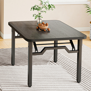 可折叠桌子餐桌家用小户型吃饭桌子掼蛋专用桌烤火桌子摆摊小桌子