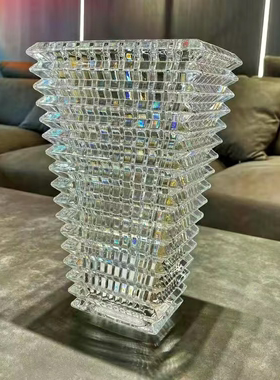 北欧巴卡啦同璨璀水晶花瓶客厅轻