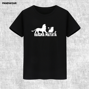 HAKKUNA 短袖 MATATA 辛巴丁满朋朋彭彭 狮子王T恤80后动画片