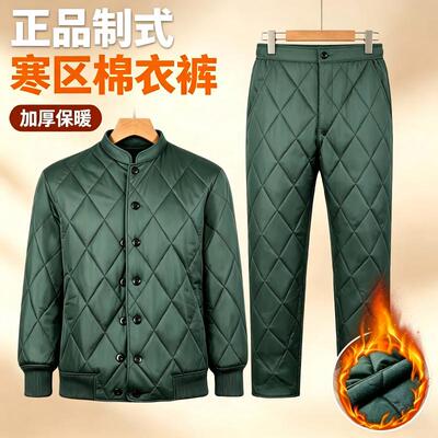 正品军绿棉衣棉袄制式军人加厚