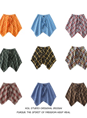 XOL 美式hiphop嘻哈街舞配饰屁帘叠穿神器遮胯宽松一片式绑带内搭