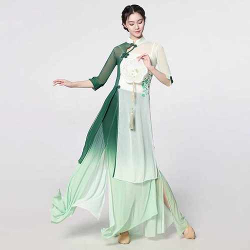 练功服古典舞蹈服飘逸