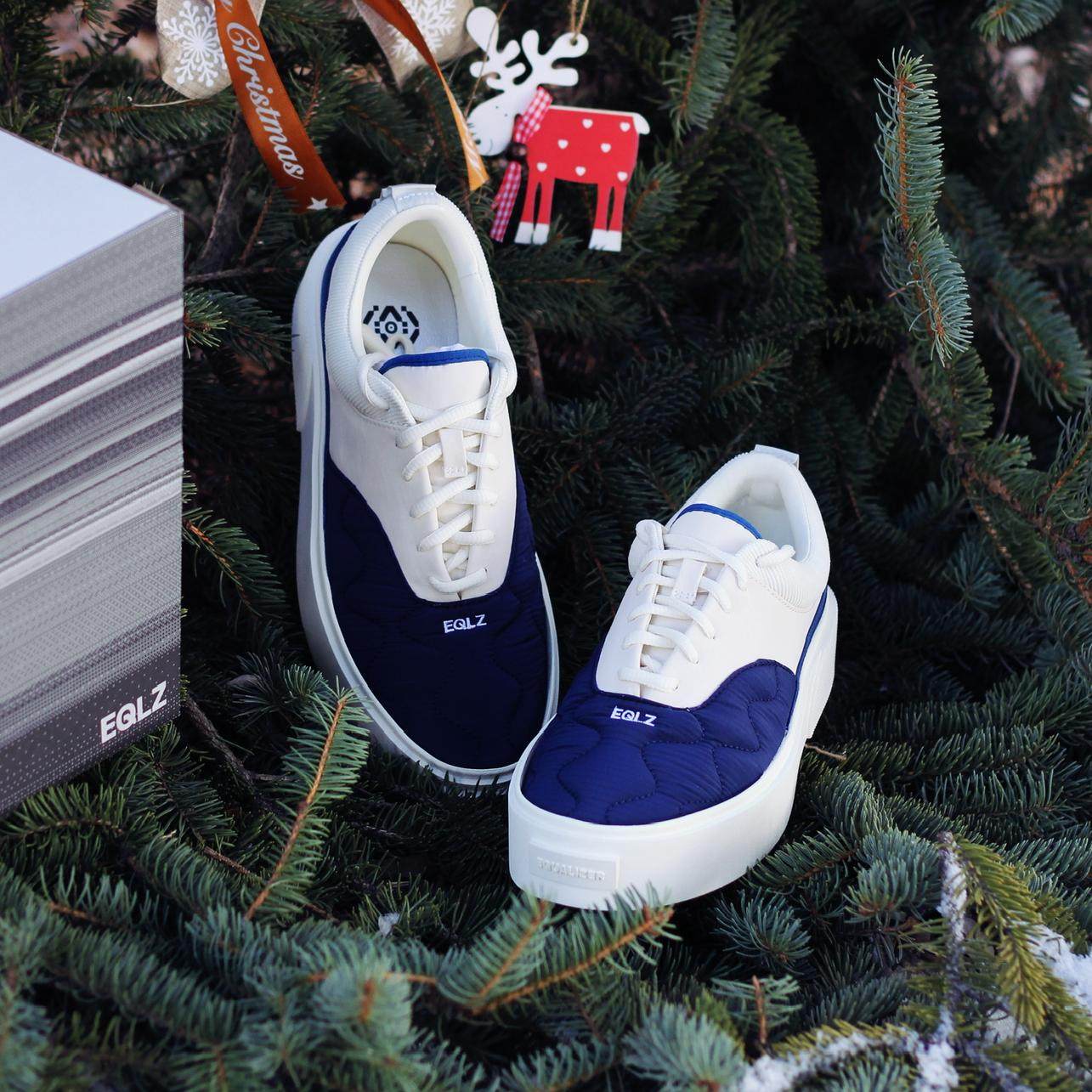 eqlz特种兵拼接低帮美式风板鞋