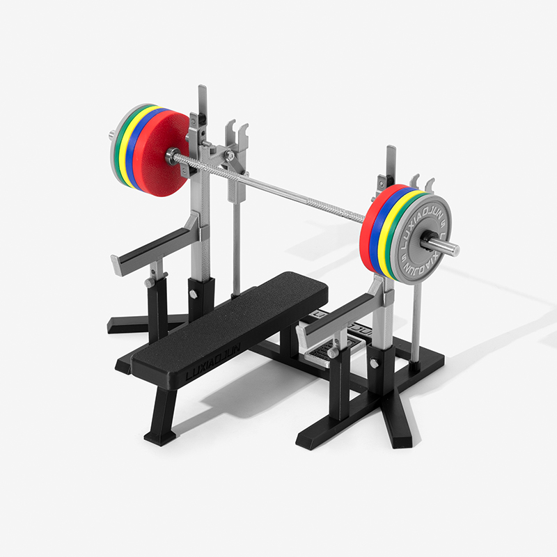 LUXIAOJUN迷你竞赛架力量举深蹲架力量训练模型摆件周边吕小军