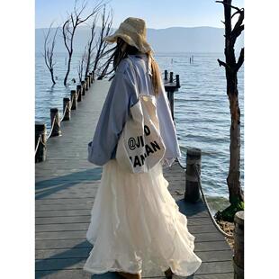 夏季 蕾丝高级半身剪裁重工花边边小众 荷叶不规则长裙仙女高腰法式