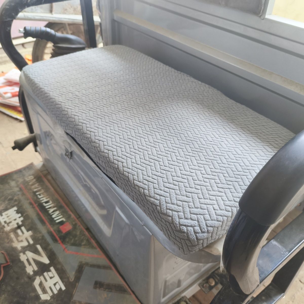 四季农用老款电动三轮车坐垫套保护套通用型防晒电动车单座套通用