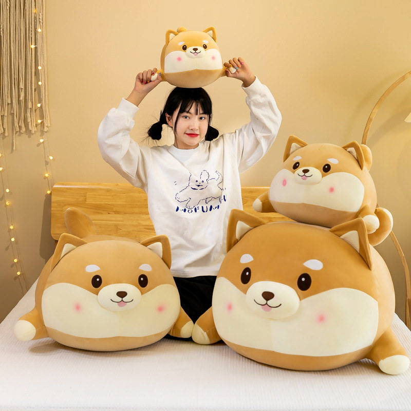 新款柴犬趴趴公仔毛绒玩