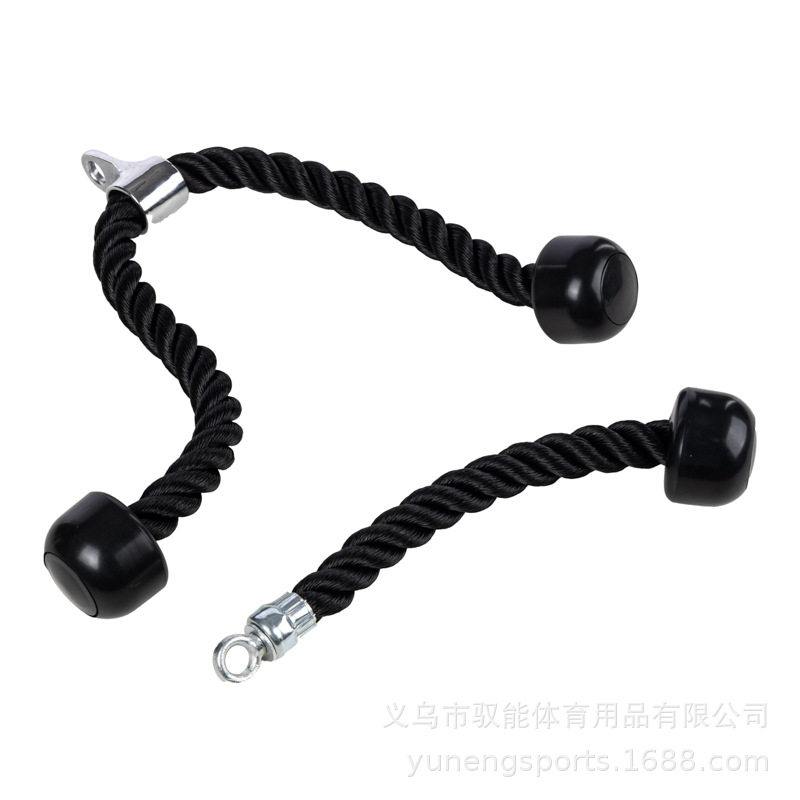 肱二头肌绳拉绳下压训练