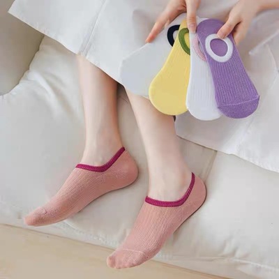 船袜女多巴胺潮夏季薄款硅胶防滑