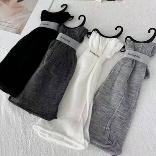 芭蕾风凉感踩脚袜套夏女薄款堆堆袜夏季袜子miu系中筒夏天腿套薄