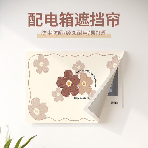 电表箱装饰画遮挡挂画