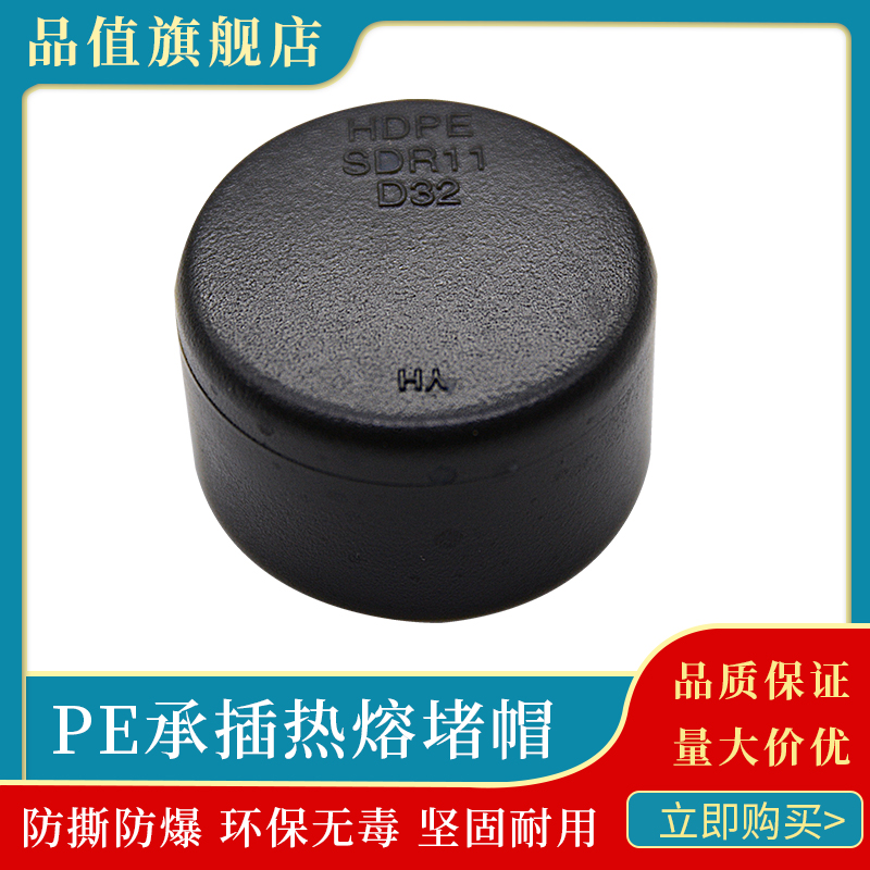 pe水管管件热熔堵头接头配件
