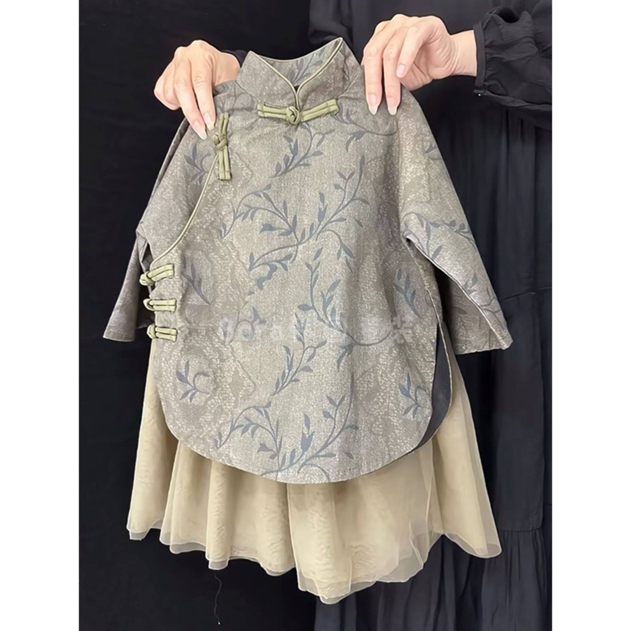 女童汉服春秋国风套装