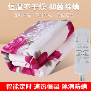电热毯单人双人加热电褥子双人双控智能调温三人家用学生宿舍加热