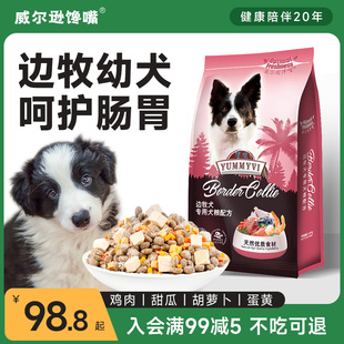 威尔逊馋嘴边牧专用狗粮幼犬成犬边境牧羊犬金毛中大型犬粮40斤