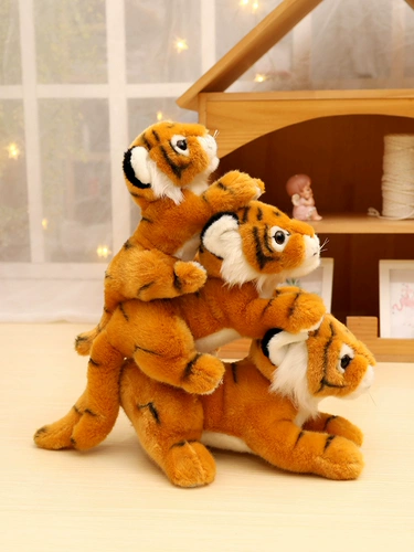 Милая плюшевая игрушка, тряпичная кукла, детская подушка для мальчиков, тигр, подарок на день рождения