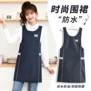 成人无袖 防泼水耐穿围裙厨房做饭干活家用罩衣可外穿工作服男女款