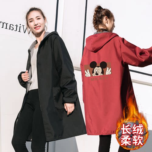 御寒锁温围裙加绒保暖罩衣工作服