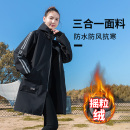 2024新款 工作服外穿大褂家用厨房做饭围裙 冬成人防水加绒罩衣长袖