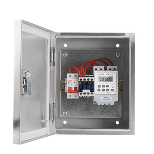 三相时控开关380V排风水泵增氧电机时间定时器开关220V控制器箱