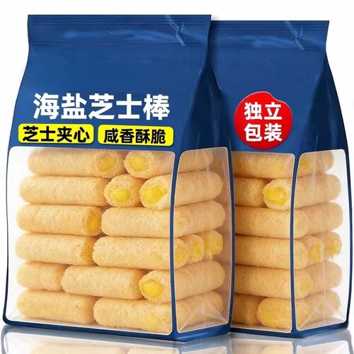 山姆达海盐芝士棒夹心米果能量棒网红解馋零食休闲小吃官方旗舰店