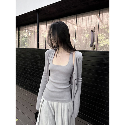 5werkn针织开衫外套女秋